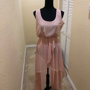 BEAUTIFUL PINK FLOWY DRESS